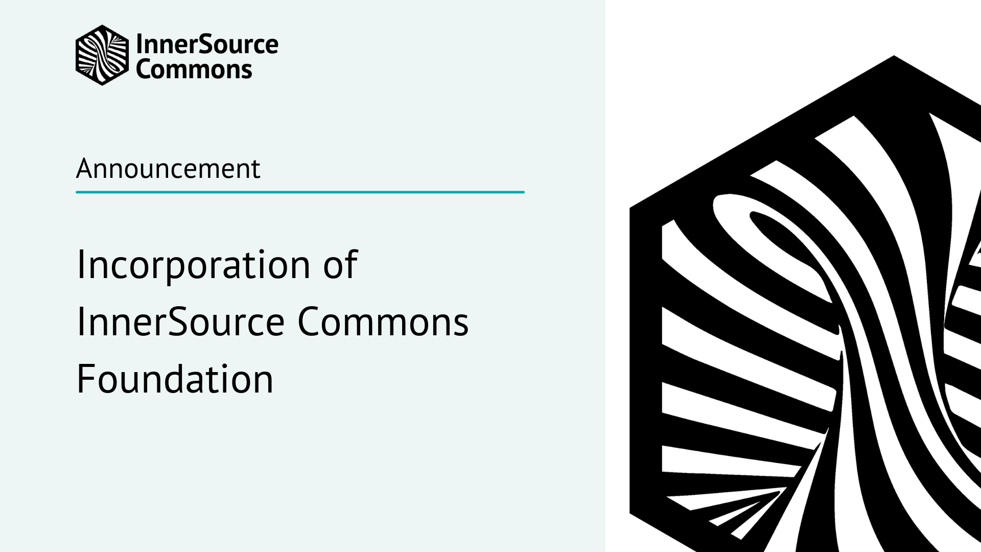 Incorporation of InnerSource Commons Foundation